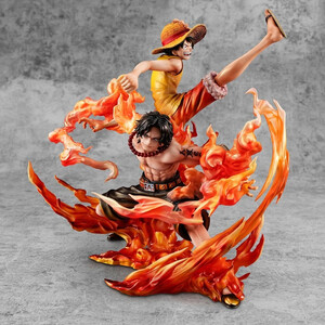 Megahouse One Piece Portrait of Pirates NEO-Maximum Luffy & Ace Bond between brothers 20th Limited Ver. 