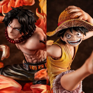 Megahouse One Piece Portrait of Pirates NEO-Maximum Luffy & Ace Bond between brothers 20th Limited Ver. 