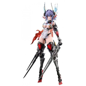 AniMester Original Character Plastic Model Kit Alloy Articulated Assemblable Model Thunderbolt-Barbera Red 