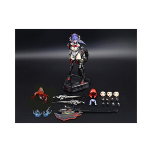 AniMester Original Character Plastic Model Kit Alloy Articulated Assemblable Model Thunderbolt-Barbera Red 