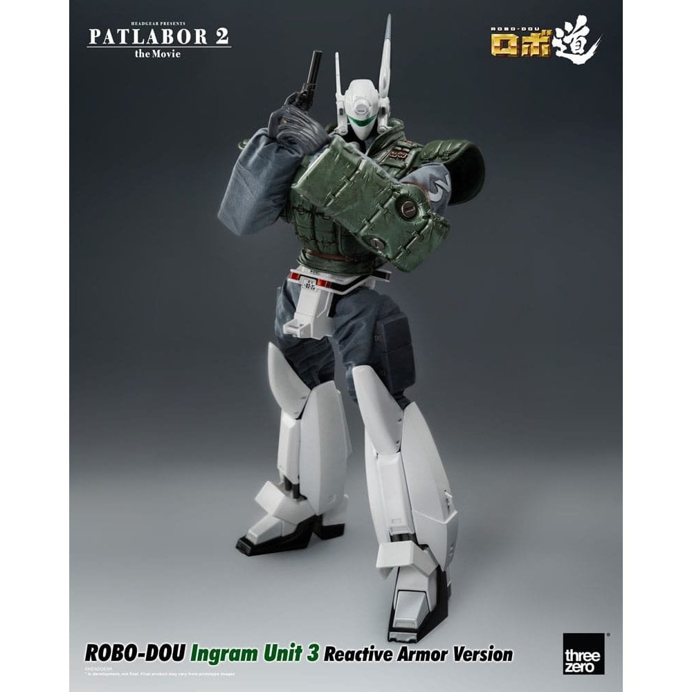 Patlabor 2 The Movie Robo-Dou Action Figure Ingram Unit 3 Reactive Armor Version 