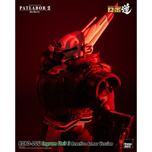 ThreeZero Patlabor 2 The Movie Robo-Dou Action Figure Ingram Unit 3 Reactive Armor Version 