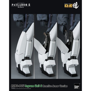 ThreeZero Patlabor 2 The Movie Robo-Dou Action Figure Ingram Unit 3 Reactive Armor Version 