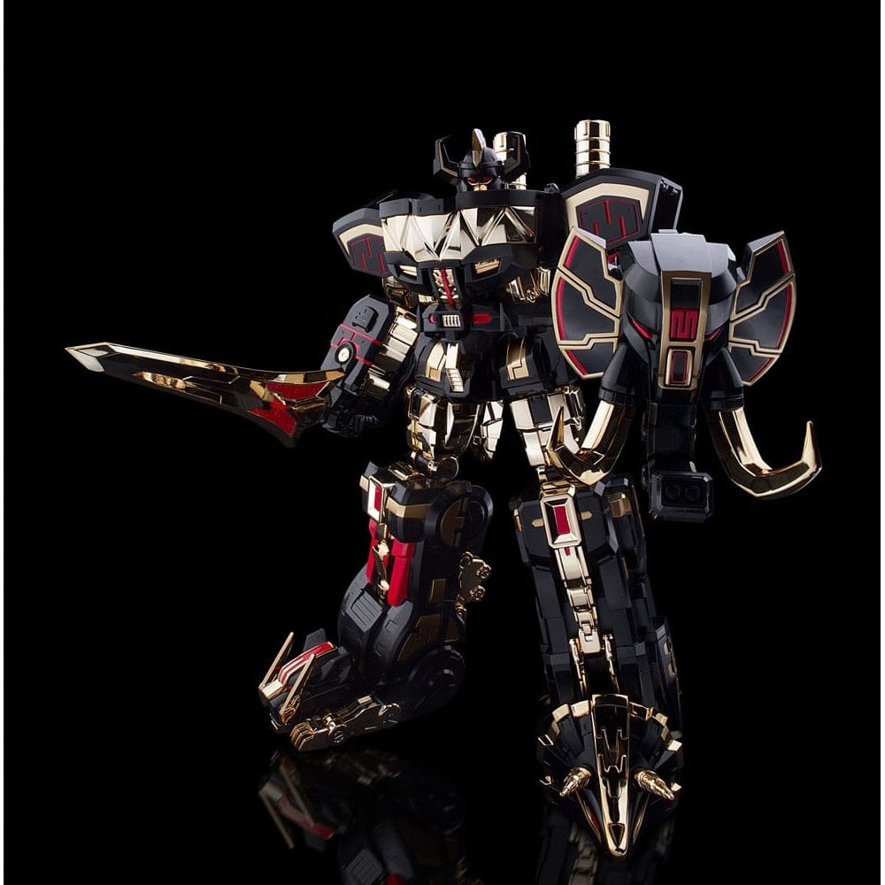 Flame Toys Power Rangers Furai Plastic Model Kit Megazord Black Limited Ver. 
