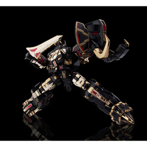 Flame Toys Power Rangers Furai Plastic Model Kit Megazord Black Limited Ver. 