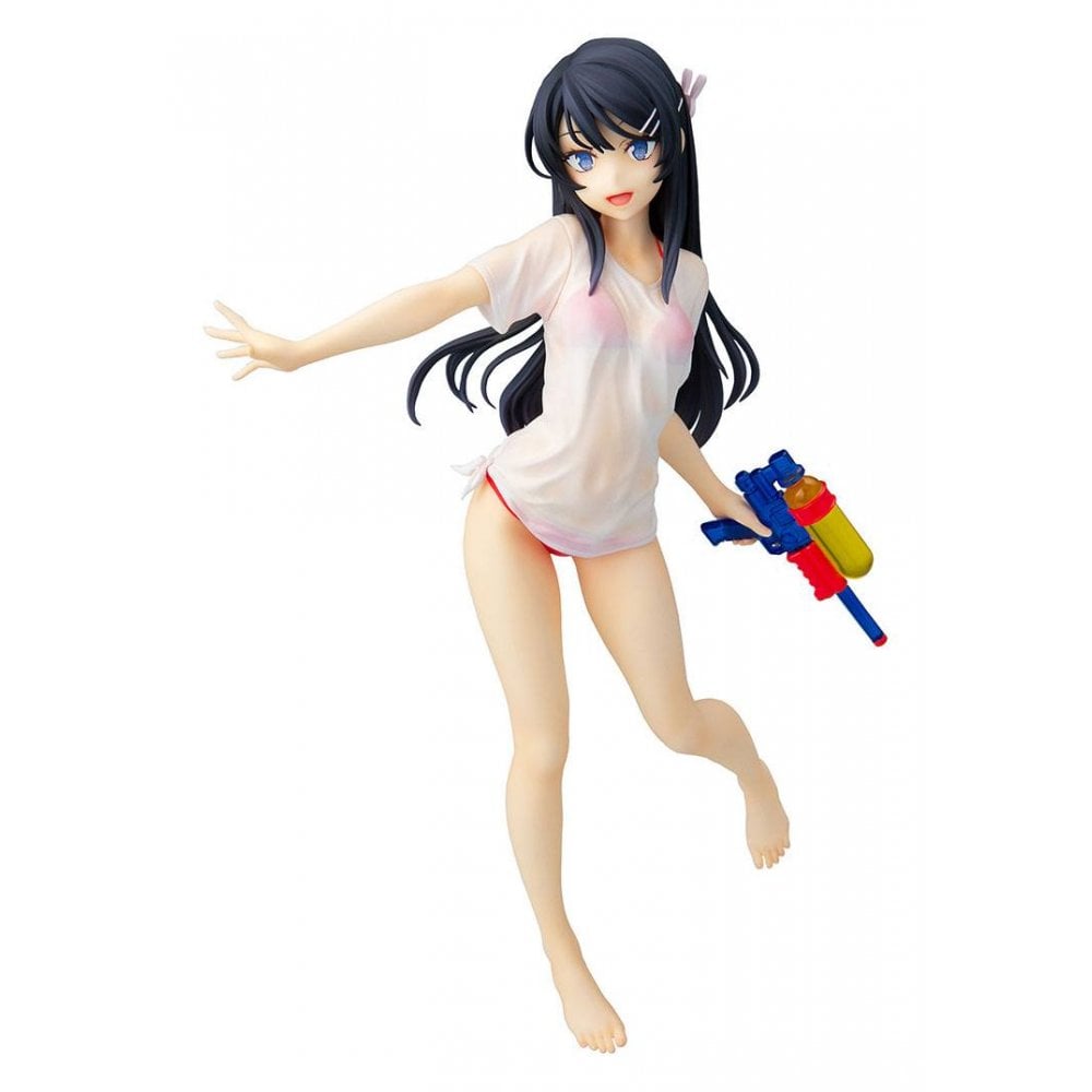 Chari-Ani Rascal Does Not Dream of Bunny Girl Senpai 1/7 Scale Mai Sakurajima Water Gun Date Ver. 