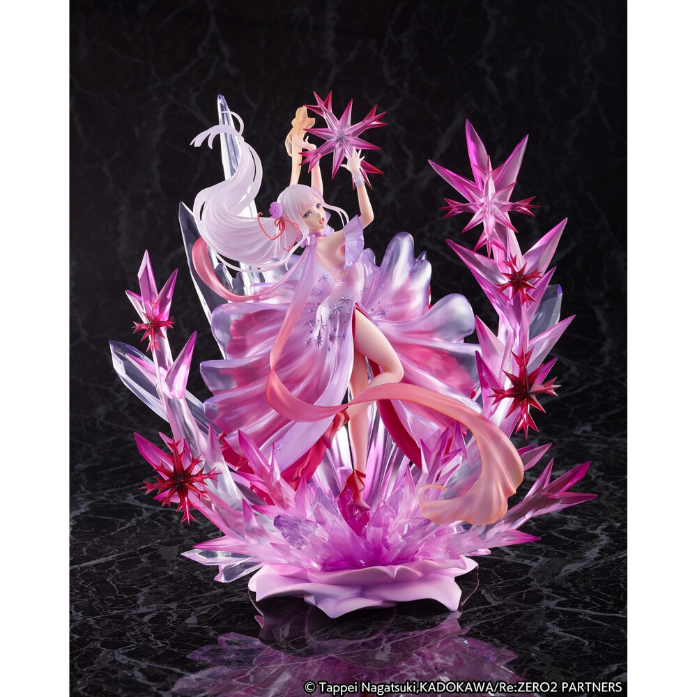 EStream Re:ZERO -Starting Life in Another World- 1/7 Scale Freezing Emilia -Crystal Dress Ver- 