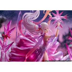 EStream Re:ZERO -Starting Life in Another World- 1/7 Scale Freezing Emilia -Crystal Dress Ver- 