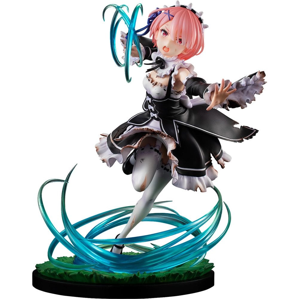 Kadokawa Re:ZERO -Starting Life in Another World- 1/7 Scale Ram Battle with Roswaal Ver. 