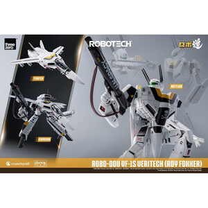 ThreeZero Robotech Action Figure ROBO-DOU VF-1S Veritech (Roy Fokker) 