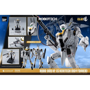 ThreeZero Robotech Action Figure ROBO-DOU VF-1S Veritech (Roy Fokker) 