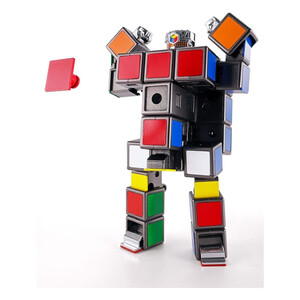 Bandai Tamashii Nations Rubik's Cube Soul of Chogokin Diecast  Rubiks Cube Robo 