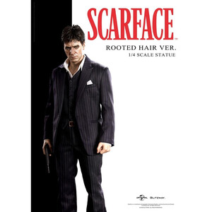 Blitzway Scarface Superb 1/4 Scale Tony Montana (Rooted Hair Version) 