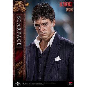Blitzway Scarface Superb 1/4 Scale Tony Montana (Rooted Hair Version) 