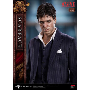 Blitzway Scarface Superb 1/4 Scale Tony Montana (Rooted Hair Version) 