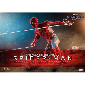 Hot Toys Spider-Man No Way Home 1/6 Scale Movie Masterpiece Friendly Neighborhood Spider-Man 