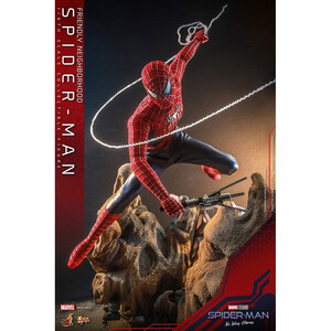Hot Toys Spider-Man No Way Home 1/6 Scale Movie Masterpiece Friendly Neighborhood Spider-Man 