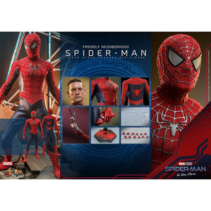 Hot Toys Spider-Man No Way Home 1/6 Scale Movie Masterpiece Friendly Neighborhood Spider-Man 