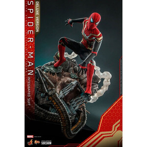 Hot Toys Spider-Man No Way Home 1/6 Scale Movie Masterpiece Scale Spider-Man (Integrated Suit) Deluxe Ver. 
