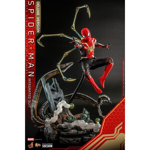 Hot Toys Spider-Man No Way Home 1/6 Scale Movie Masterpiece Scale Spider-Man (Integrated Suit) Deluxe Ver. 