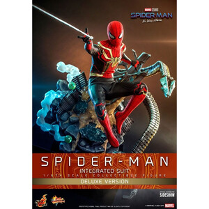 Hot Toys Spider-Man No Way Home 1/6 Scale Movie Masterpiece Scale Spider-Man (Integrated Suit) Deluxe Ver. 