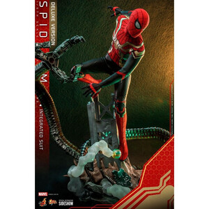 Hot Toys Spider-Man No Way Home 1/6 Scale Movie Masterpiece Scale Spider-Man (Integrated Suit) Deluxe Ver. 