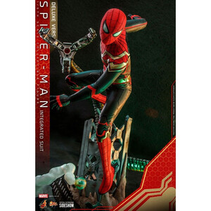 Hot Toys Spider-Man No Way Home 1/6 Scale Movie Masterpiece Scale Spider-Man (Integrated Suit) Deluxe Ver. 