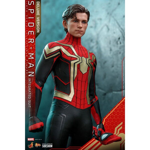 Hot Toys Spider-Man No Way Home 1/6 Scale Movie Masterpiece Scale Spider-Man (Integrated Suit) Deluxe Ver. 