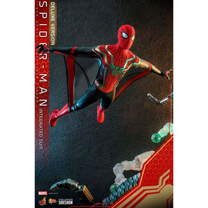 Hot Toys Spider-Man No Way Home 1/6 Scale Movie Masterpiece Scale Spider-Man (Integrated Suit) Deluxe Ver. 