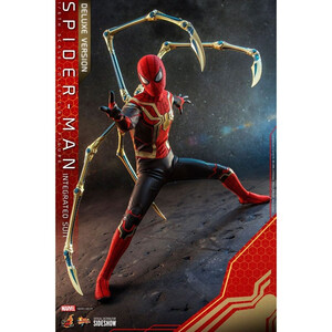 Hot Toys Spider-Man No Way Home 1/6 Scale Movie Masterpiece Scale Spider-Man (Integrated Suit) Deluxe Ver. 