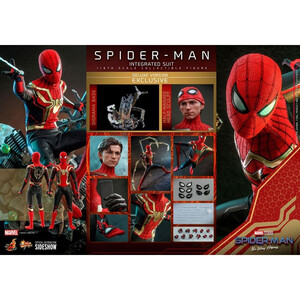 Hot Toys Spider-Man No Way Home 1/6 Scale Movie Masterpiece Scale Spider-Man (Integrated Suit) Deluxe Ver. 