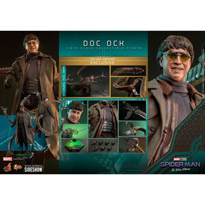 Hot Toys Spider-Man No Way Home Movie Masterpiece 1/6 Scale Doc Ock (Deluxe Version) 