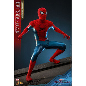 Hot Toys Spider-Man No Way Home Movie Masterpiece 1/6 Scale Spider-Man (New Red and Blue Suit) (Deluxe Version) 