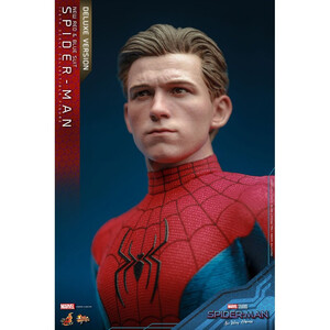 Hot Toys Spider-Man No Way Home Movie Masterpiece 1/6 Scale Spider-Man (New Red and Blue Suit) (Deluxe Version) 