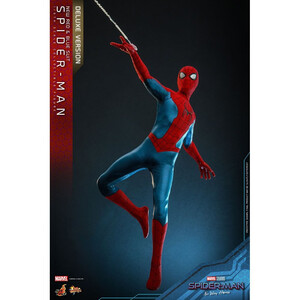 Hot Toys Spider-Man No Way Home Movie Masterpiece 1/6 Scale Spider-Man (New Red and Blue Suit) (Deluxe Version) 