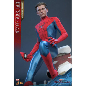 Hot Toys Spider-Man No Way Home Movie Masterpiece 1/6 Scale Spider-Man (New Red and Blue Suit) (Deluxe Version) 