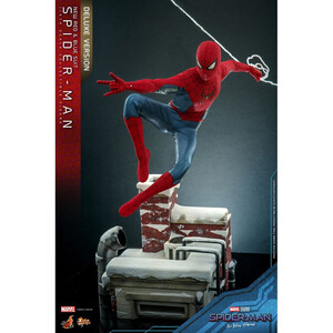 Hot Toys Spider-Man No Way Home Movie Masterpiece 1/6 Scale Spider-Man (New Red and Blue Suit) (Deluxe Version) 