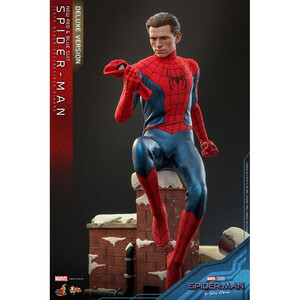Hot Toys Spider-Man No Way Home Movie Masterpiece 1/6 Scale Spider-Man (New Red and Blue Suit) (Deluxe Version) 