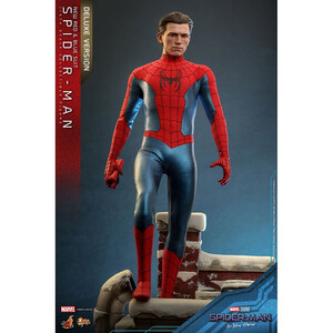 Hot Toys Spider-Man No Way Home Movie Masterpiece 1/6 Scale Spider-Man (New Red and Blue Suit) (Deluxe Version) 