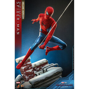 Hot Toys Spider-Man No Way Home Movie Masterpiece 1/6 Scale Spider-Man (New Red and Blue Suit) (Deluxe Version) 
