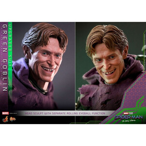 Hot Toys Spider-Man: No Way Home Movie Masterpiece 1/6 Scale Green Goblin (Upgraded Suit) 