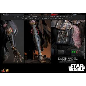 Hot Toys Star Wars 1/6 Scale Darth Vader (Battle Damaged) 
