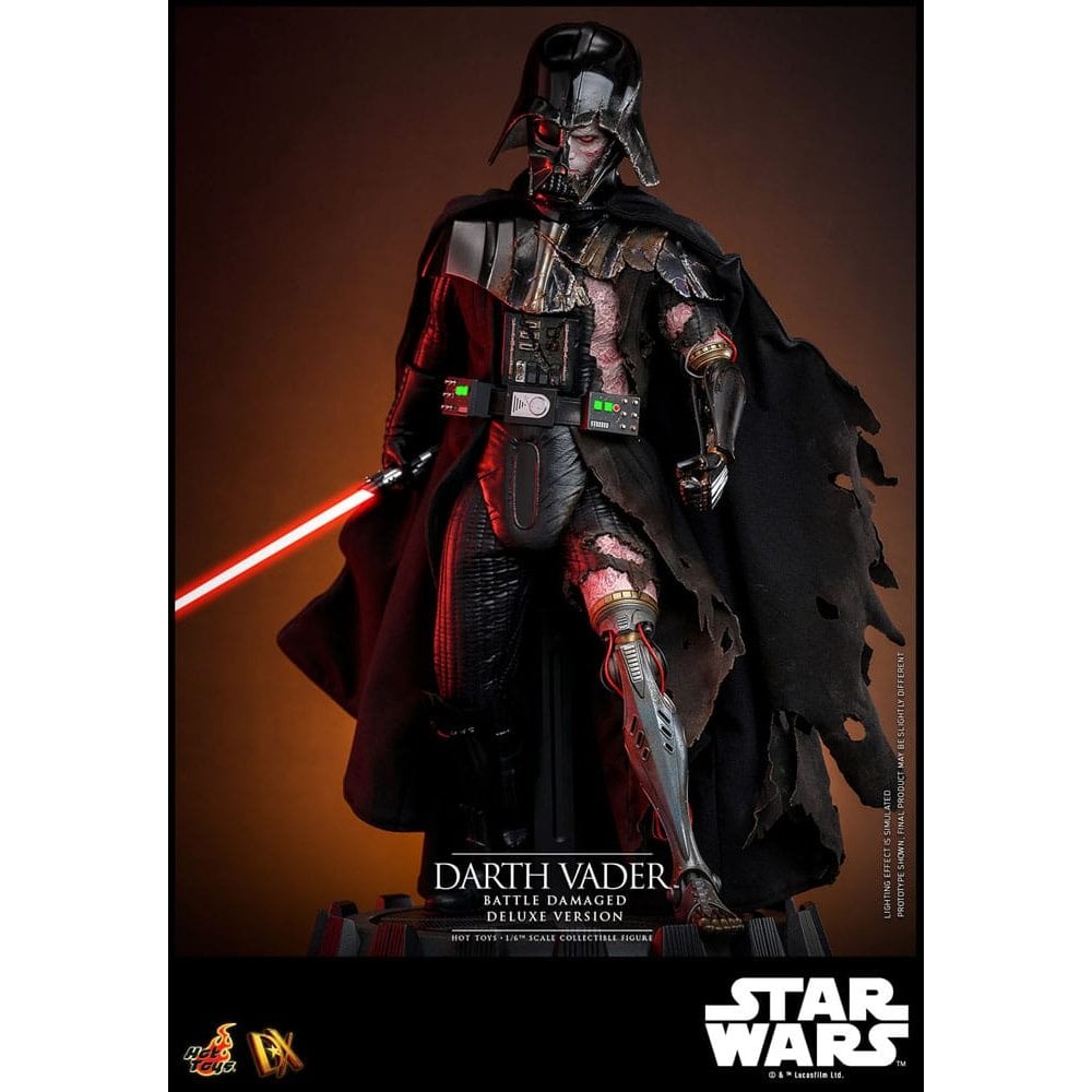 Hot Toys Star Wars 1/6 Scale Darth Vader (Battle Damaged) Deluxe