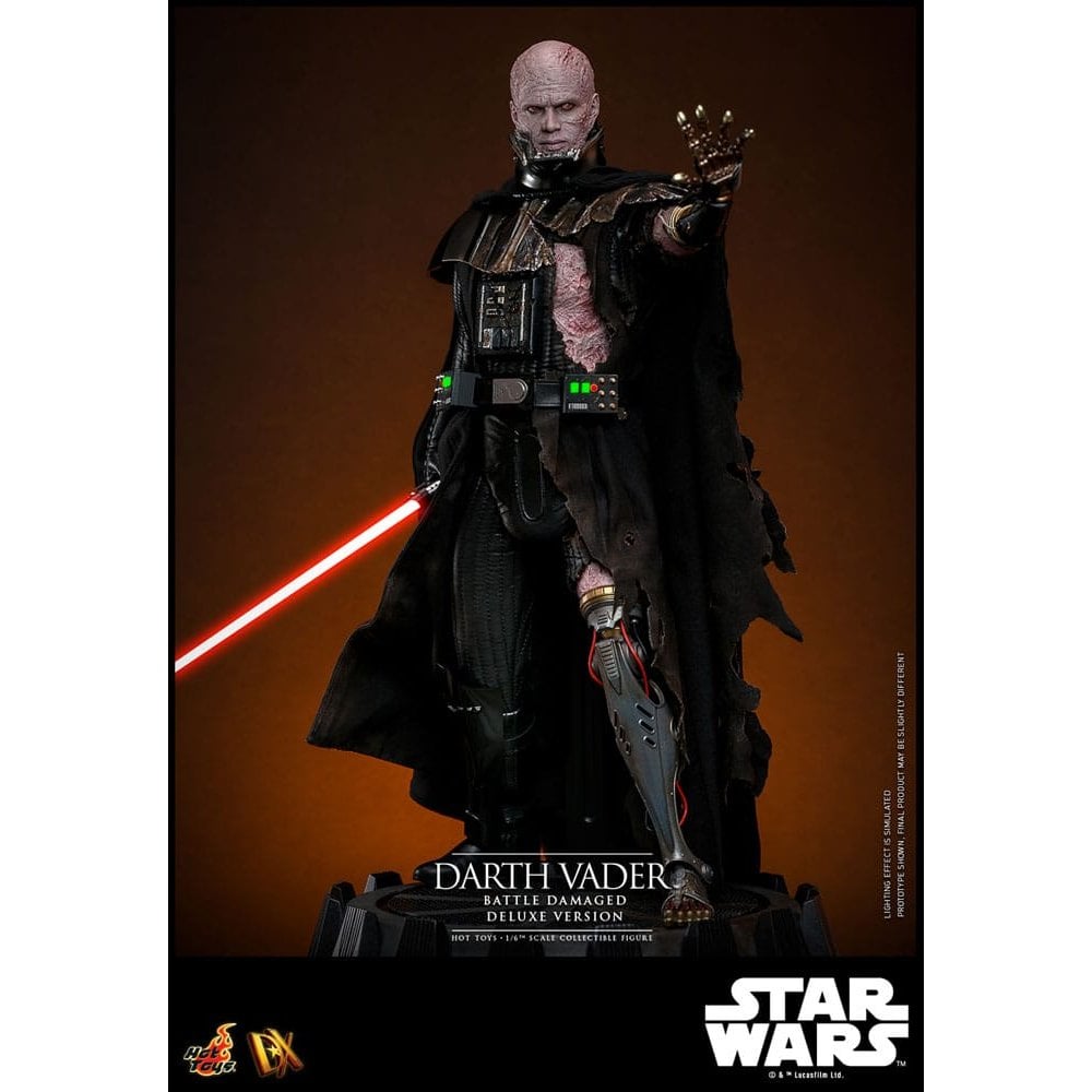 Hot Toys Star Wars 1/6 Scale Darth Vader (Battle Damaged) Deluxe