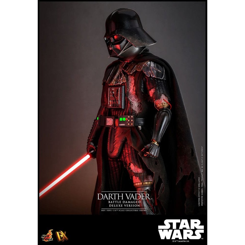 Hot Toys Star Wars 1/6 Scale Darth Vader (Battle Damaged) Deluxe