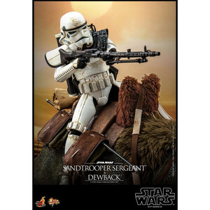 Hot Toys Star Wars Episode IV Action Figure 2-Pack 1/6 Sandtrooper Sergeant & Dewback 