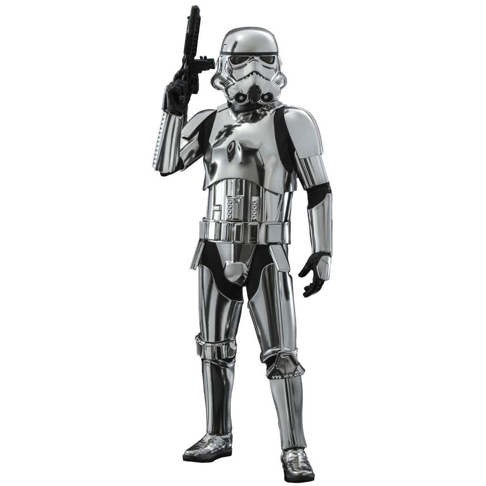 Hot Toys Star Wars Movie Masterpiece 1/6 Scale Stormtrooper (Chrome Version) 