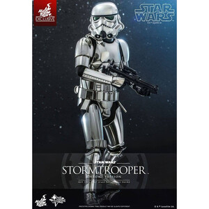 Hot Toys Star Wars Movie Masterpiece 1/6 Scale Stormtrooper (Chrome Version) 
