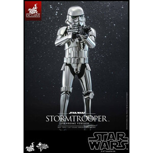 Hot Toys Star Wars Movie Masterpiece 1/6 Scale Stormtrooper (Chrome Version) 