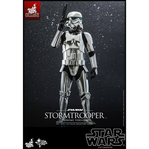 Hot Toys Star Wars Movie Masterpiece 1/6 Scale Stormtrooper (Chrome Version) 